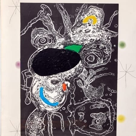 Joan Miro Espriu Aquatint Etching on Paper D.871