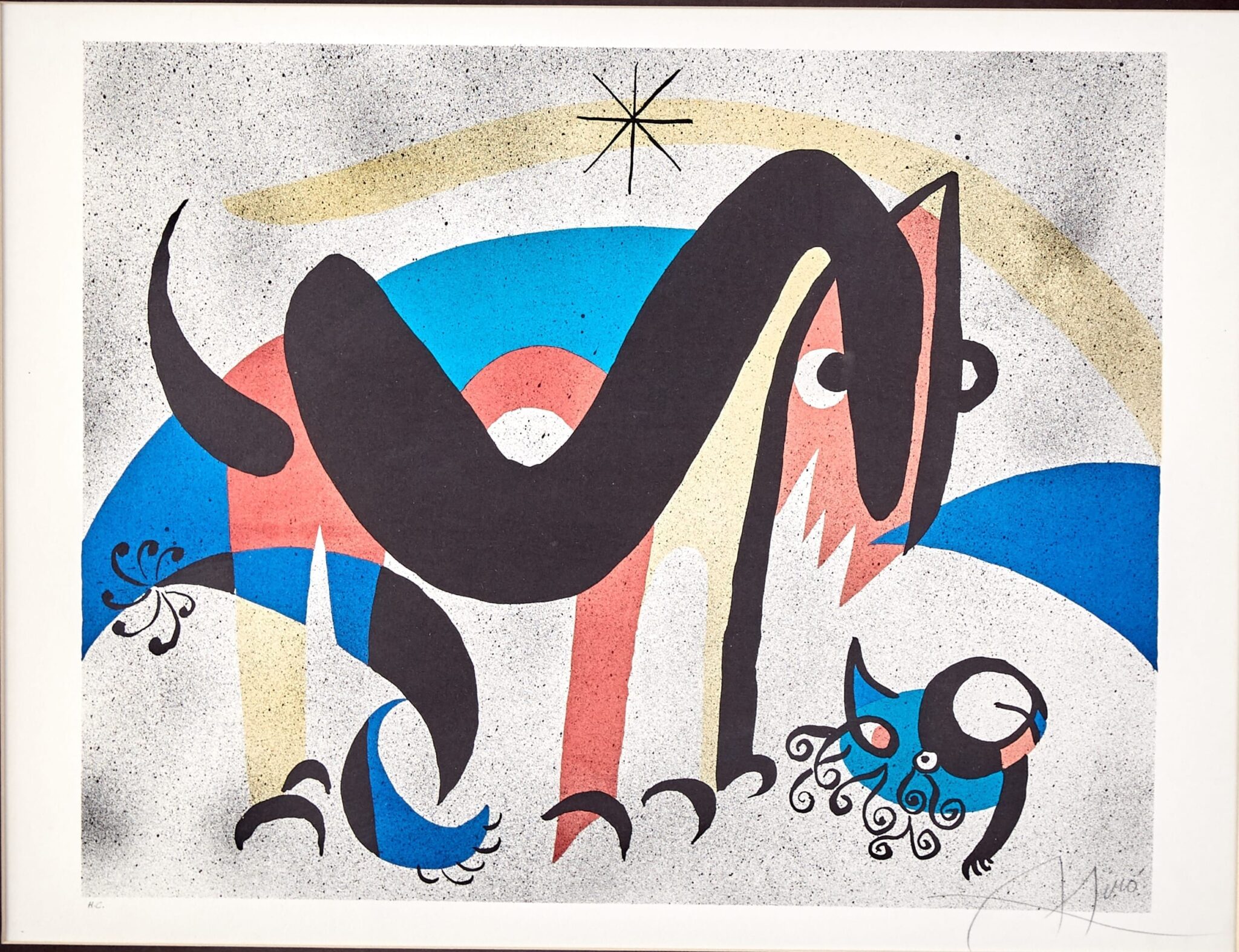 Joan Miro Animaux Lithograph