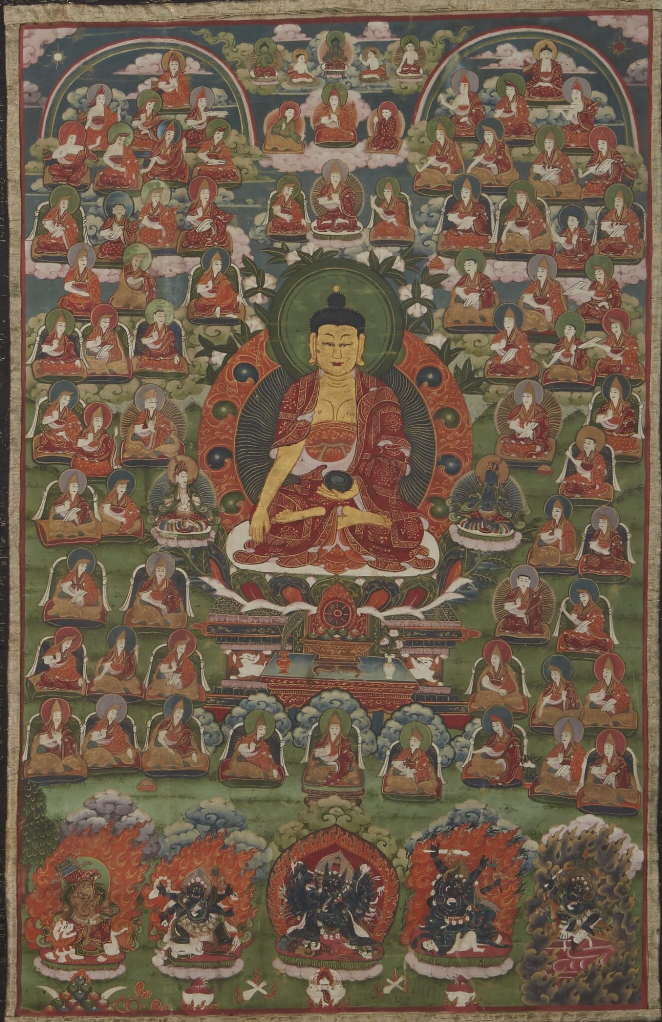 Tibetan Thangka Shakyamuni