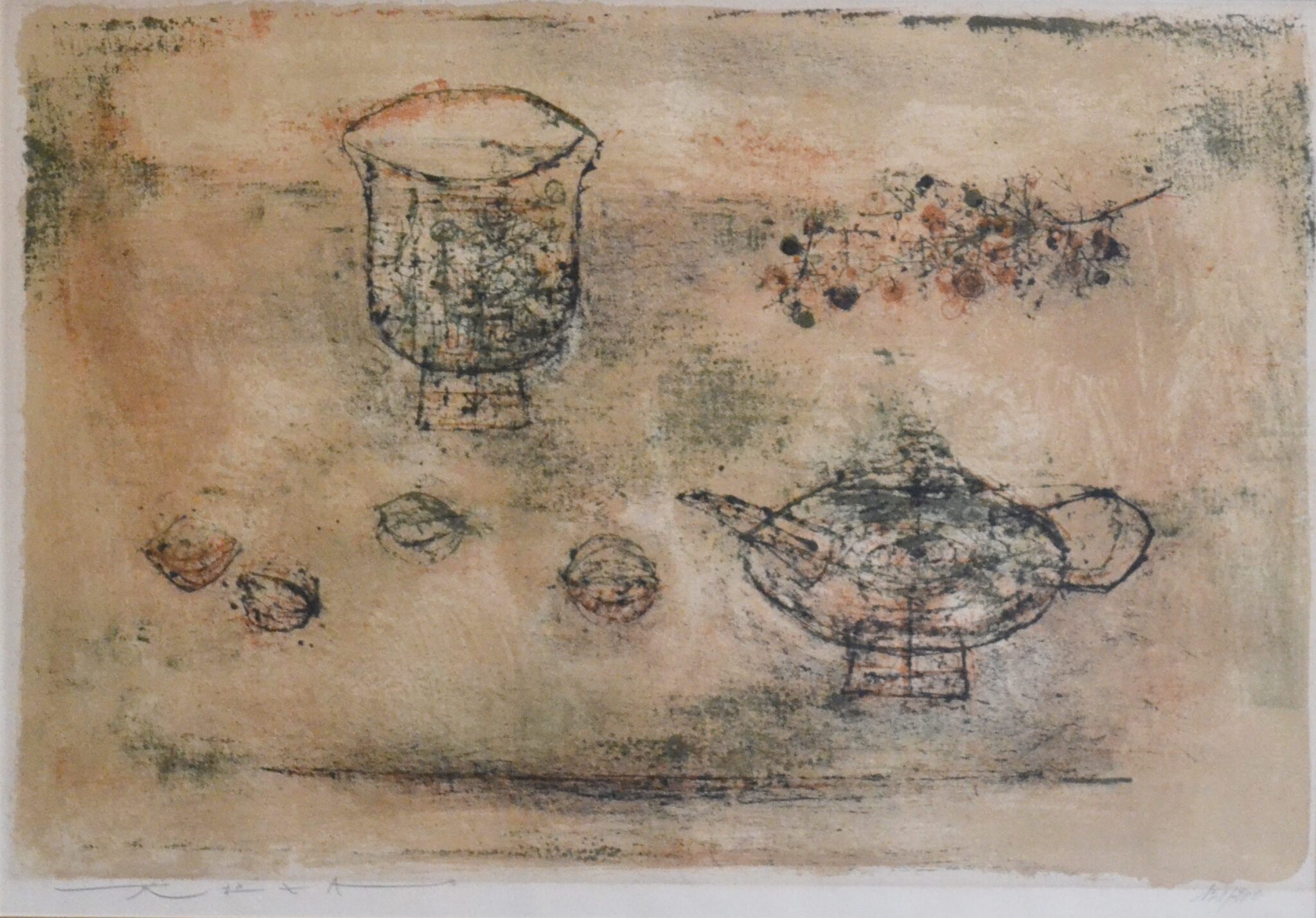 Zao Wou-Ki Lithograph ""La Theiere