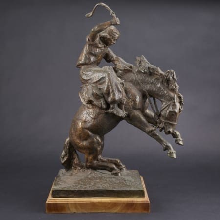 Jose Belloni Jineteando Bronze Sculpture