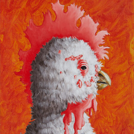 Doug Argue Chicken Oil on Canvas