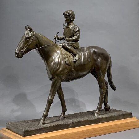 Robert Christie ""Class on Class"" Exceller Bronze Equestrian Sculpture