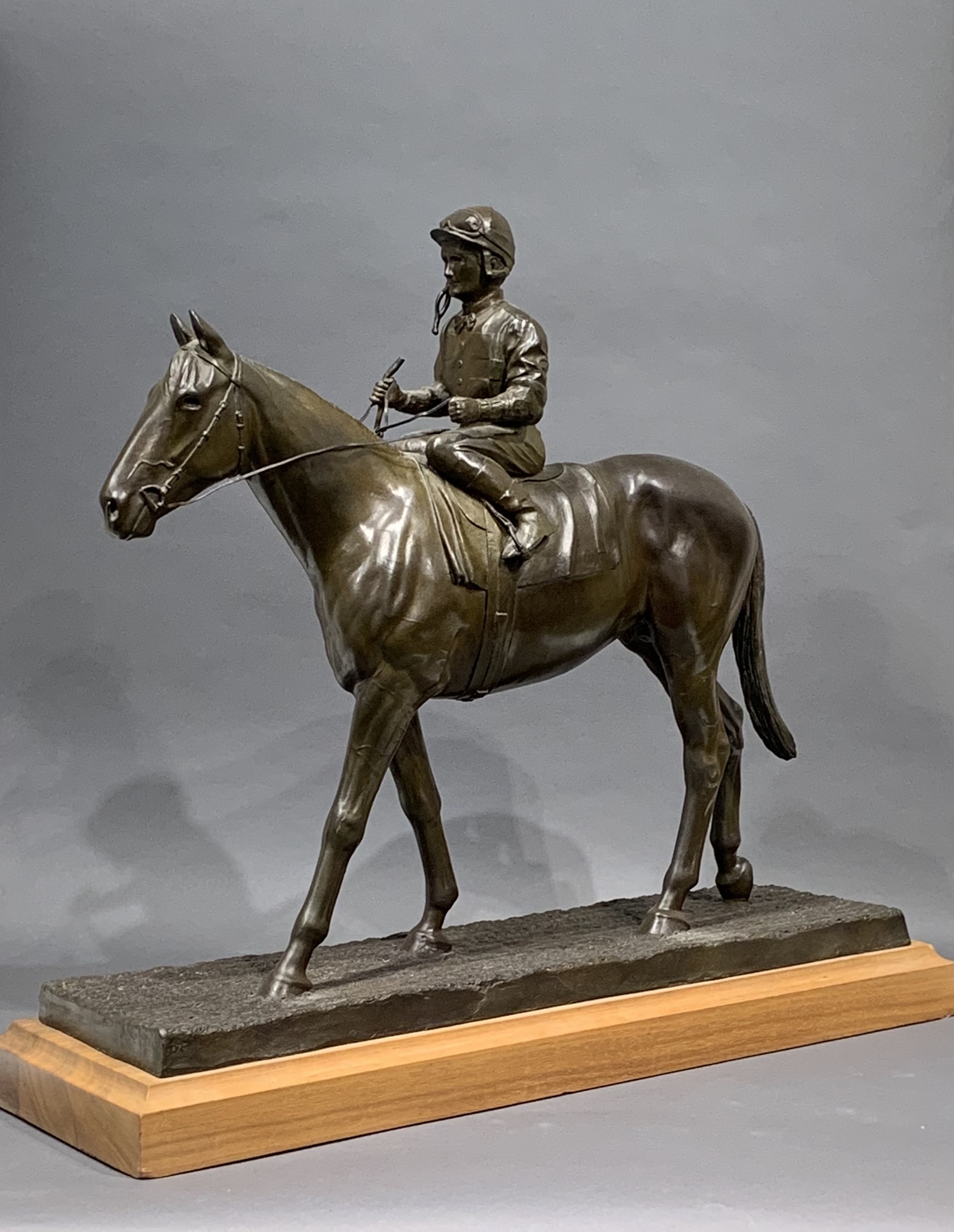 Robert Christie ""Class on Class"" Exceller Bronze Equestrian Sculpture