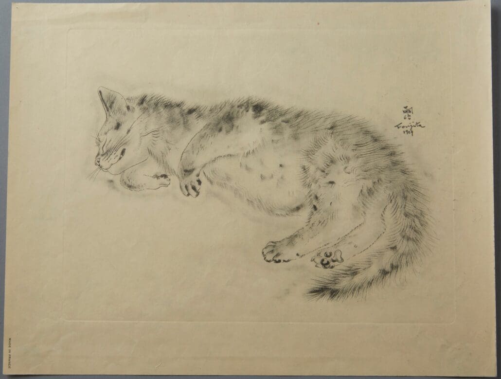 Tsuguharu Foujita's Japanese Cat Art (Prints Value & Price Guide)