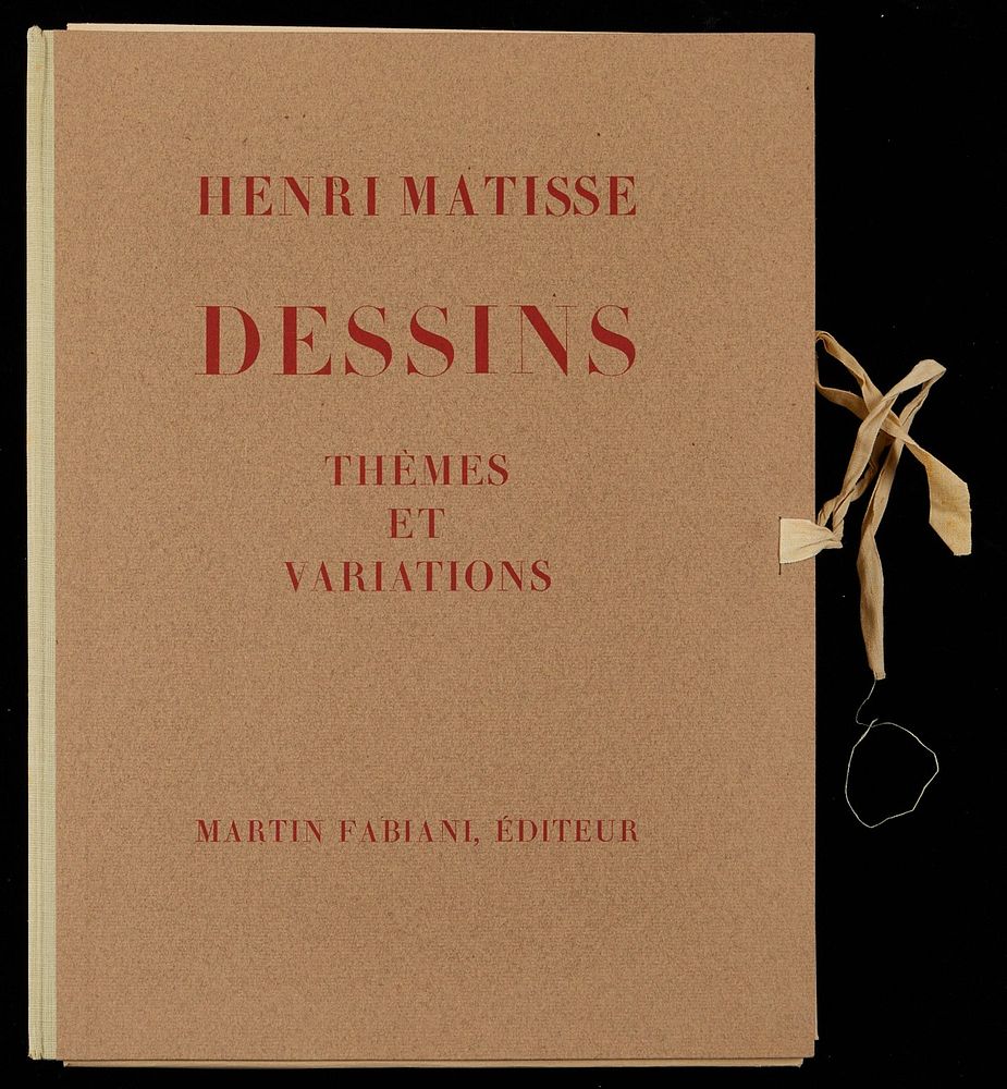 Henri Matisse "Dessins: Themes et Variations" Numbered