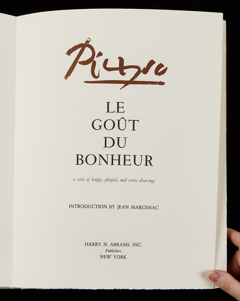 Picasso "Le Gout du Bonheur" Limited Edition Book