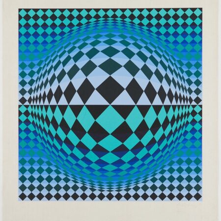 Victor Vasarely Vega Op-art Serigraph