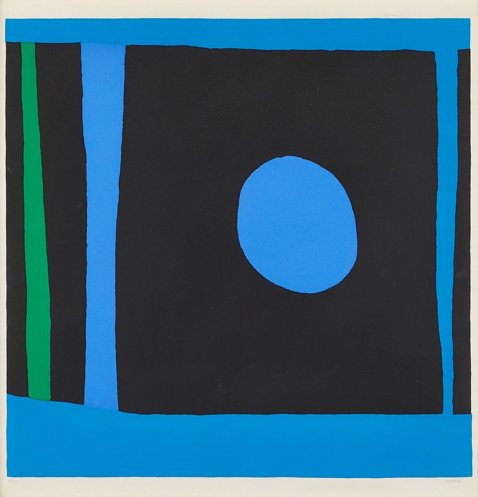 John Urbain "Blue Moon" Silkscreen