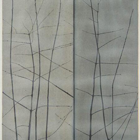 Eugene Larkin "Trees" Woodcut