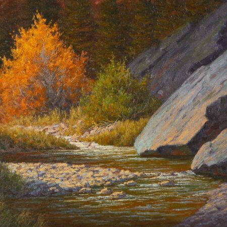 Charles Fritz "Deep Into Cottonwood Canyon" Oil Painting