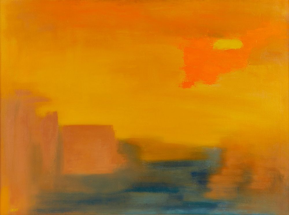 Louise Ganthiers "Sunset" Painting