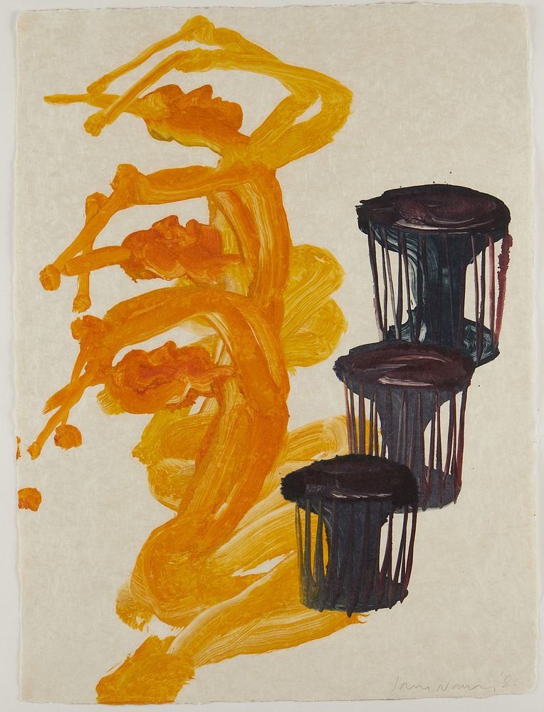 James Nares "Drummers" Monotype