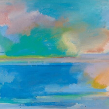 Hyde Solomon "Clouds & Plain" Oil on Canvas