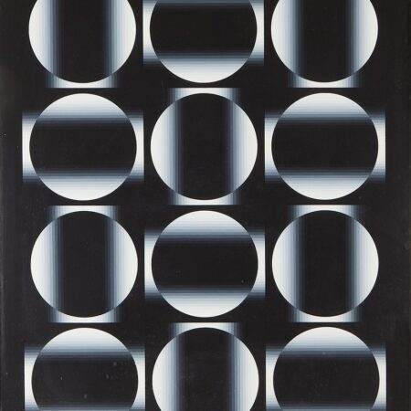 Masuho Ohno Geometric Painting Op-Art