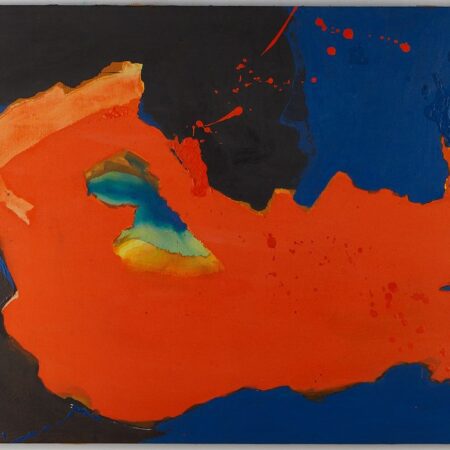 Andra Birkerts Abstract Oil Painting 1970