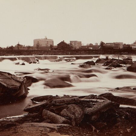 Benjamin Upton St. Anthony Falls 1861 Photograph