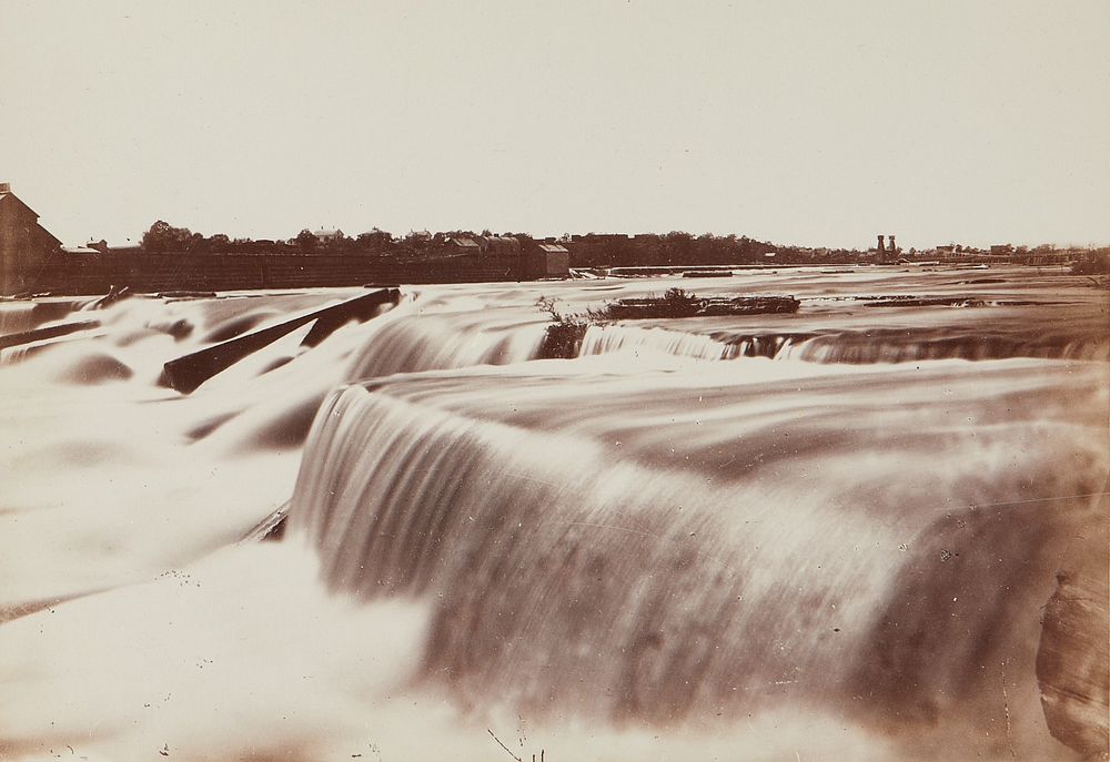 Benjamin Upton St. Anthony Falls 1863 Photograph