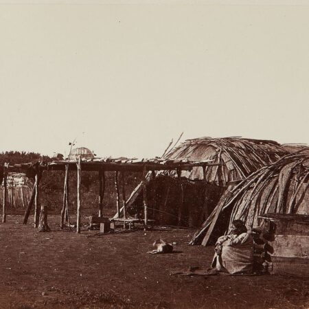 Benjamin Upton Winnebago Encampment 1858 Photograph