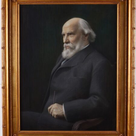 Fred W. Wright Pastel Portrait of James J. Hill