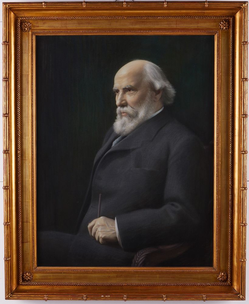 Fred W. Wright Pastel Portrait of James J. Hill