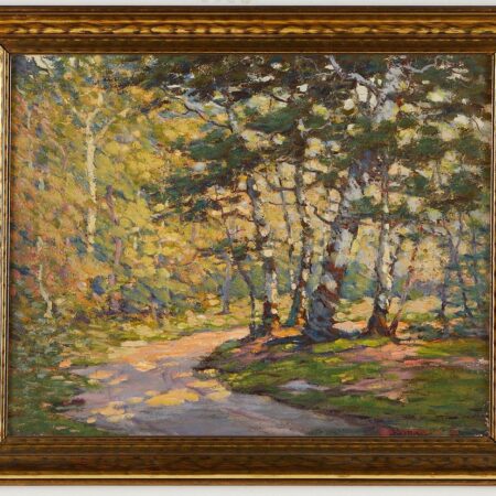 Carl Rawson Woodland Landscape Painting