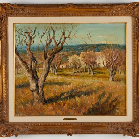 Marcel Dyf Autumn Landscape Painting