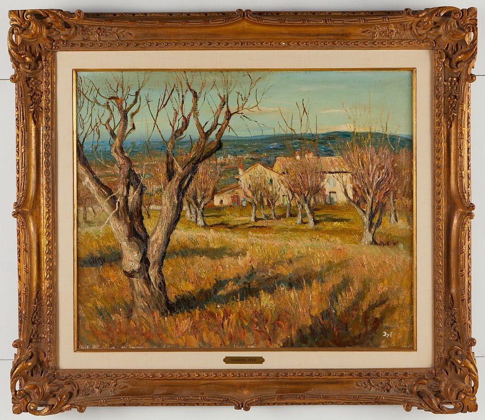 Marcel Dyf Autumn Landscape Painting