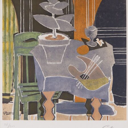 Georges Braque "Nature Morte a la Palette" Lithograph