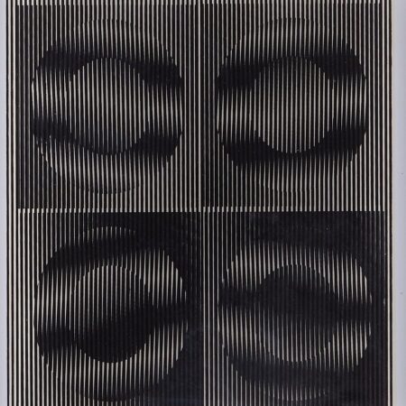 Alberto Biasi Geometric Screenprint