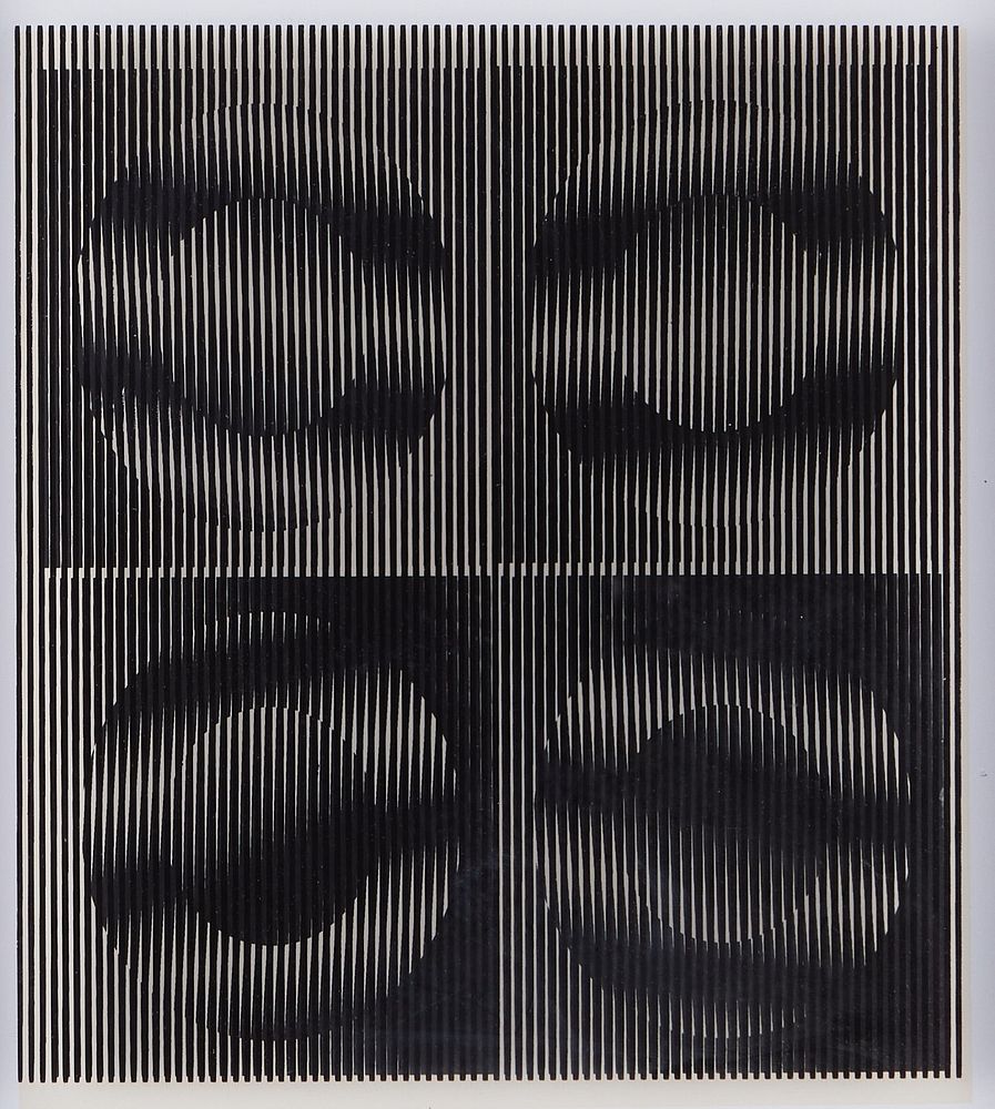 Alberto Biasi Geometric Screenprint