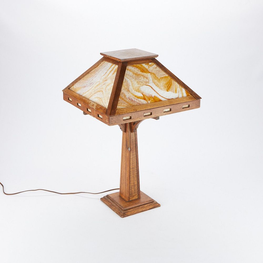 Peterson Art Furniture Pyramid Lamp