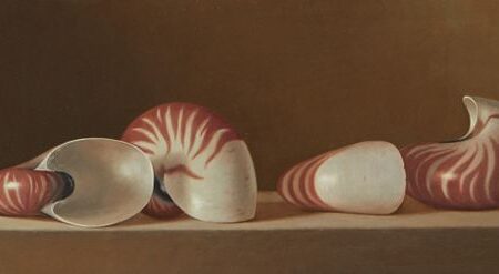 Gerald Stinski "Nautili" Oil on Board Painting