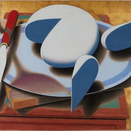 David Landis Fick Still Life w/ Brie Painting