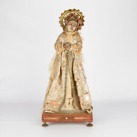 Large Mary Santos Figure 18th c.