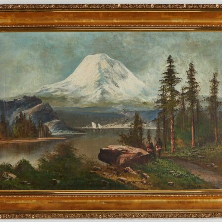 John Joseph Englehart Painting Mount Rainier