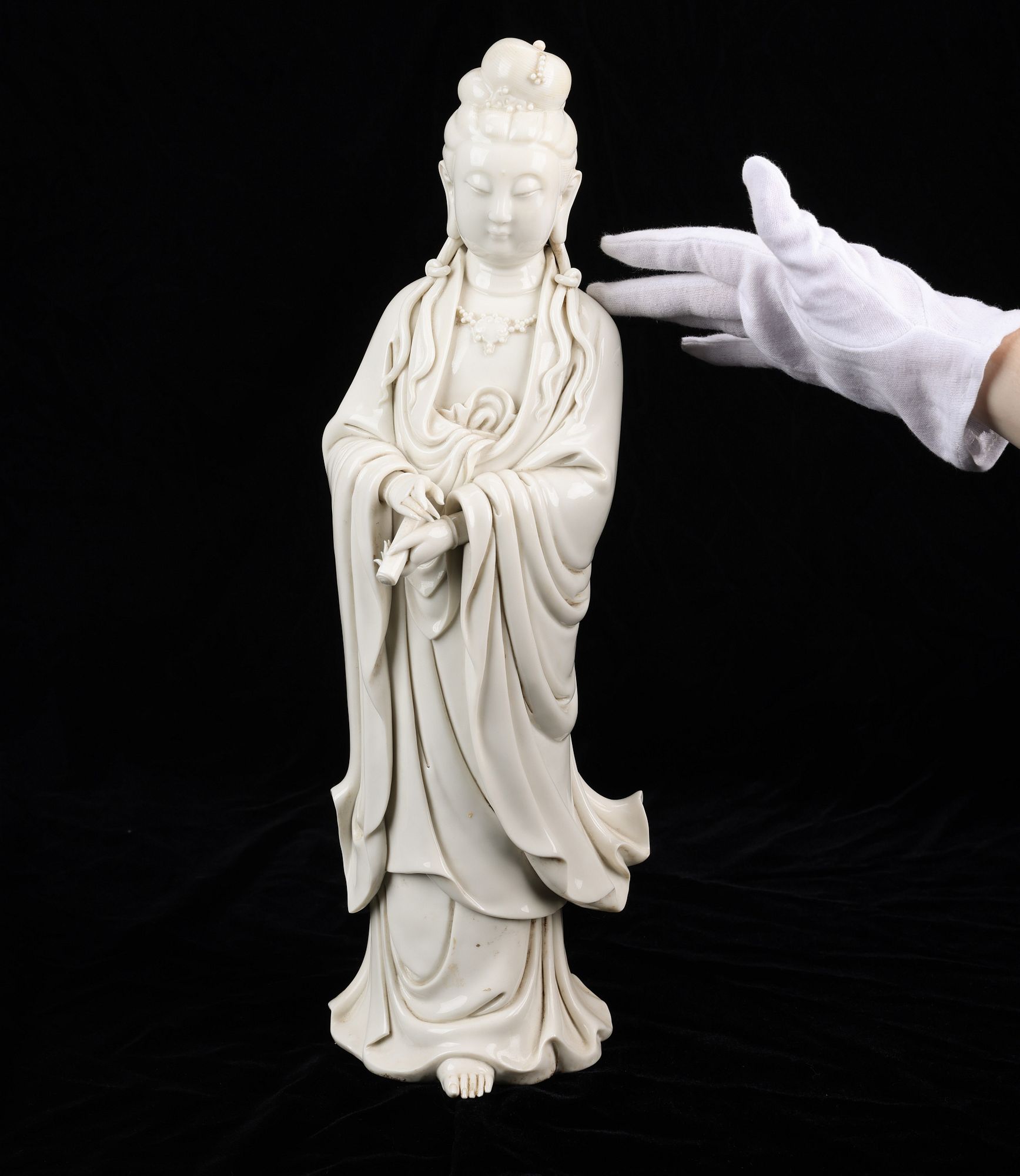 Chinese Blanc de Chine Porcelain Guanyin