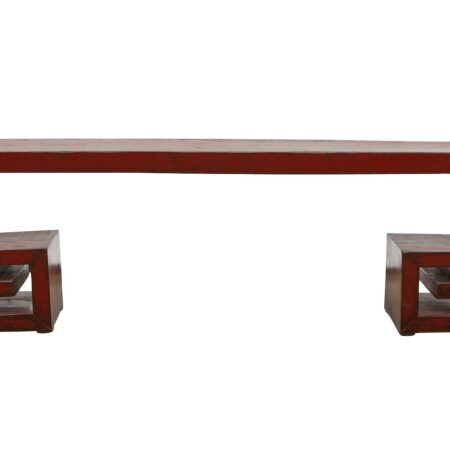 Chinese Red Hardwood Bench