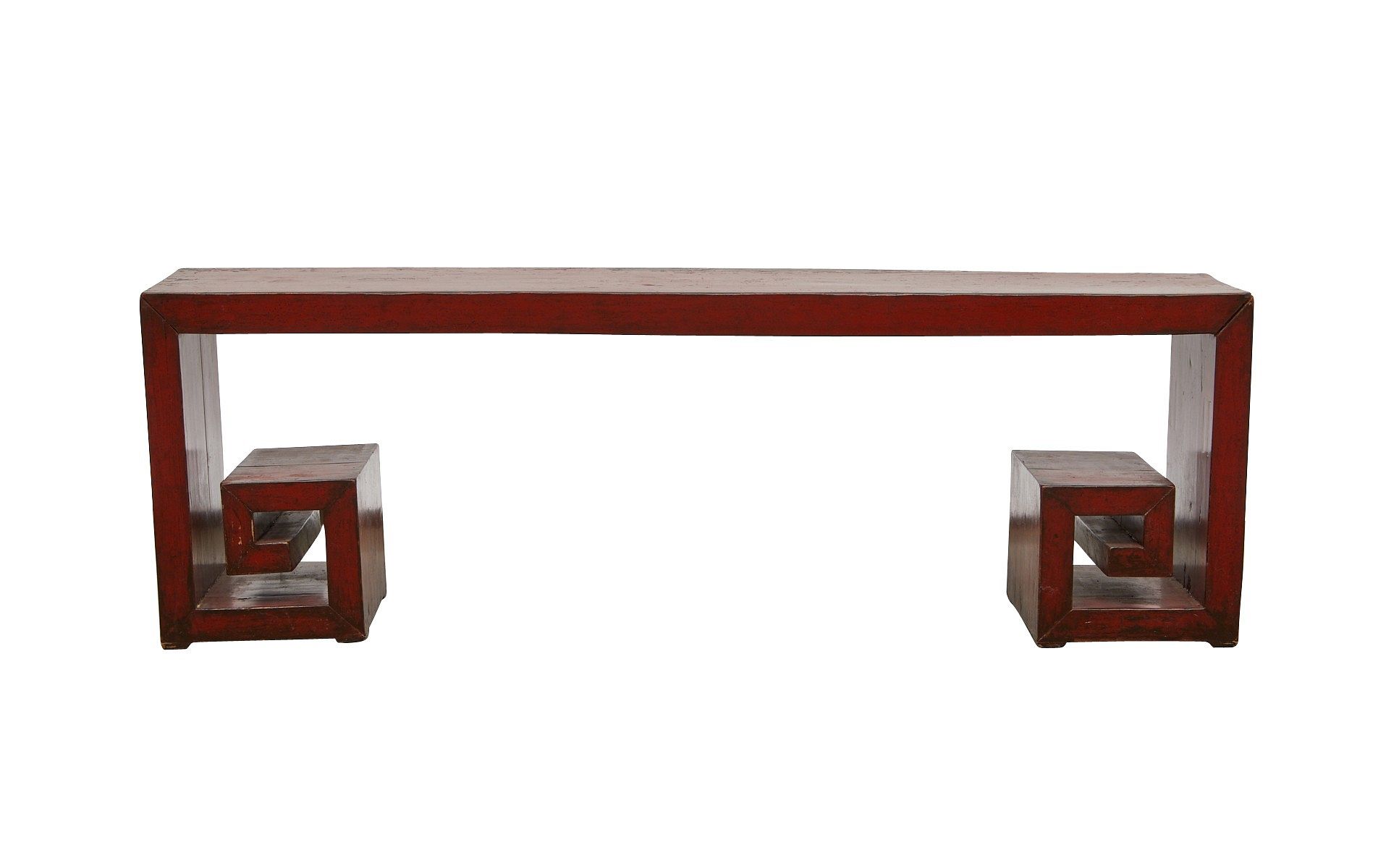 Chinese Red Hardwood Bench