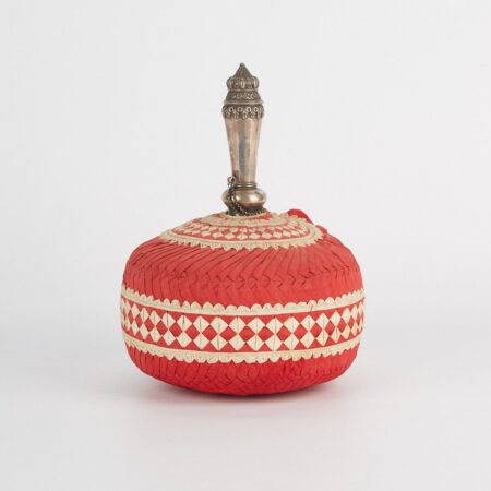 Indian Wrapped Silver Surahi Water Flask