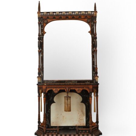 Carlo Bugatti Large Orientalist Pier Mirror