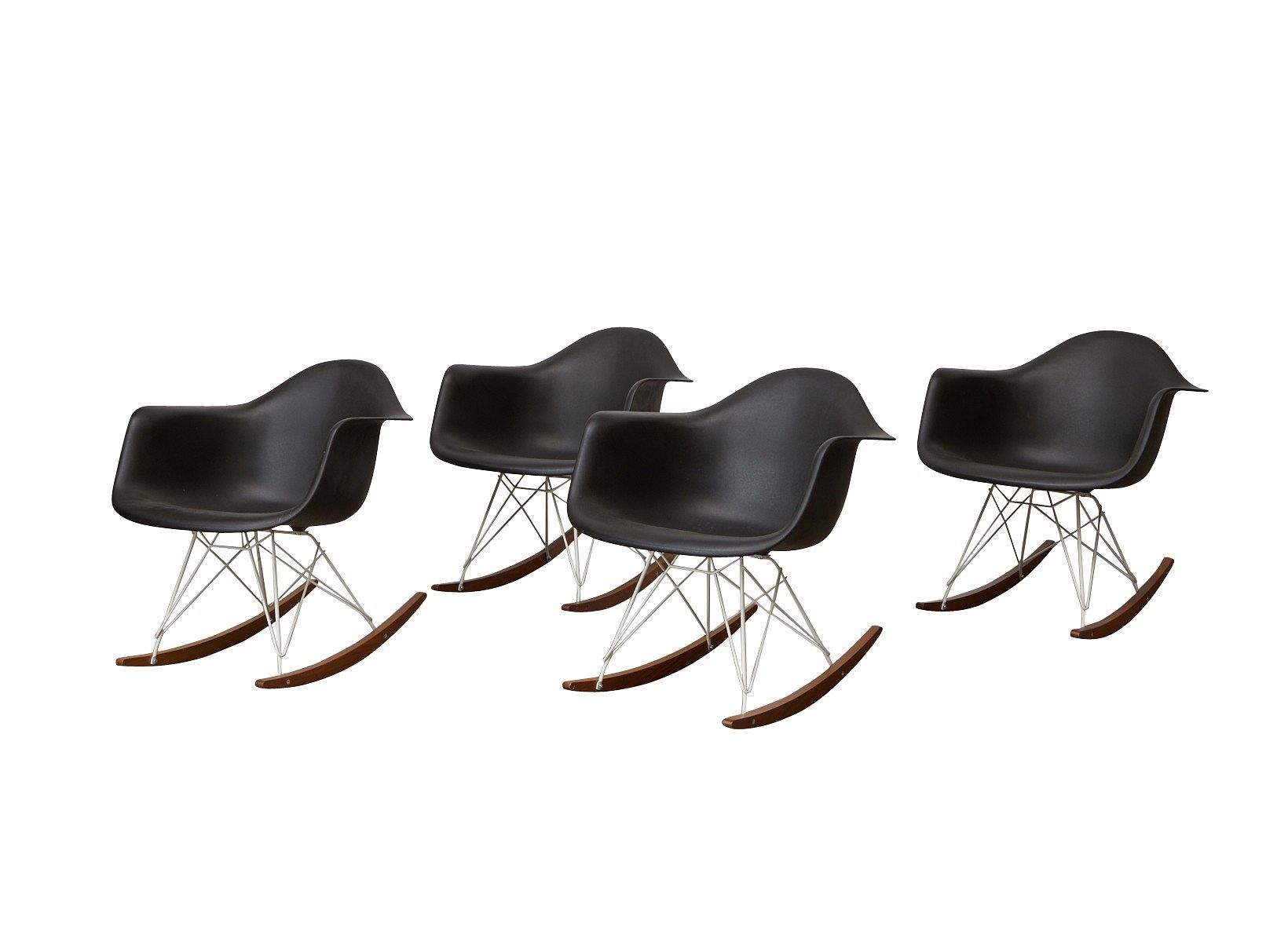 Set 4 RAR Chairs by Eames for Herman Miller