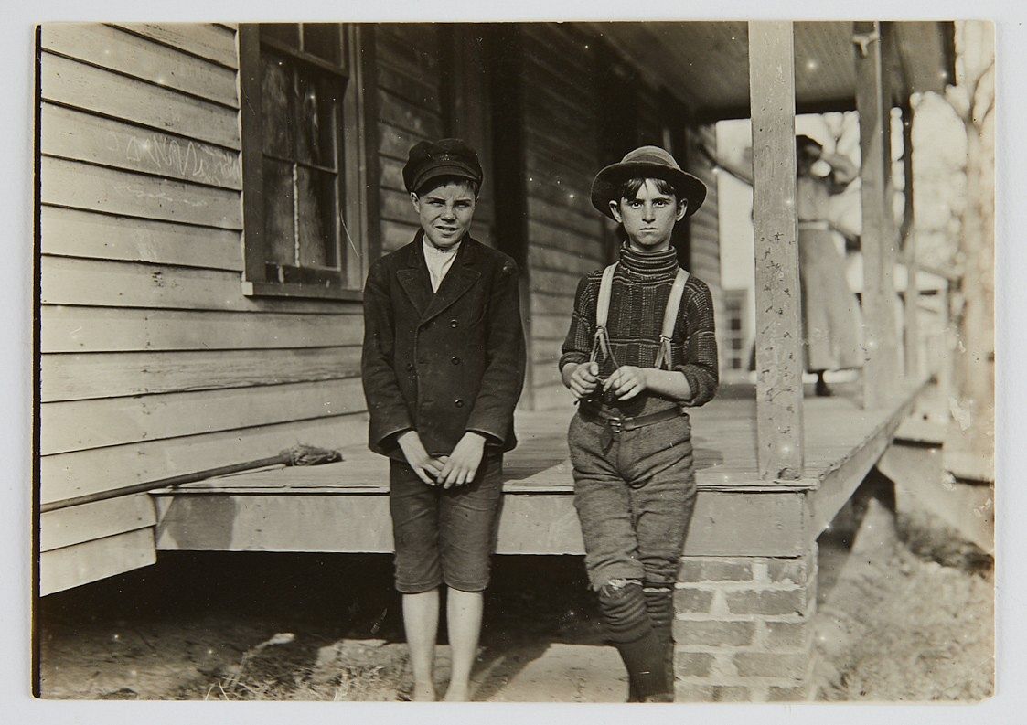 Lewis Hine Two Mill Workers 1908 Photograph