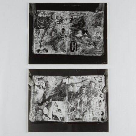 Two Peter Beard "Diary" Photographs