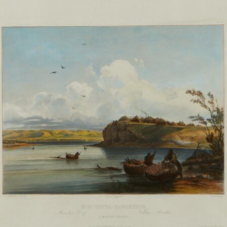 Karl Bodmer "Mih-Tutta-Hangkusch" Aquatint