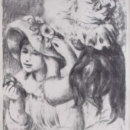 Renoir "The Hat Pin" Lithograph