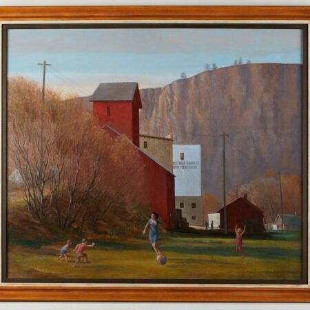 Paul Kramer Painting Mill Landscape