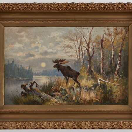 Feodor von Luerzer Moose Landscape Painting