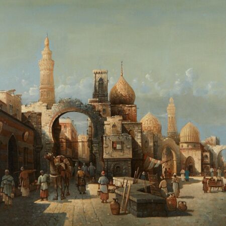 August von Siegen Orientalist Painting