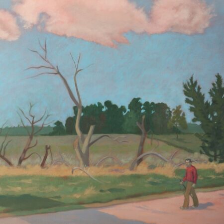 Gibson Byrd "Broken Trees" Oil Painting